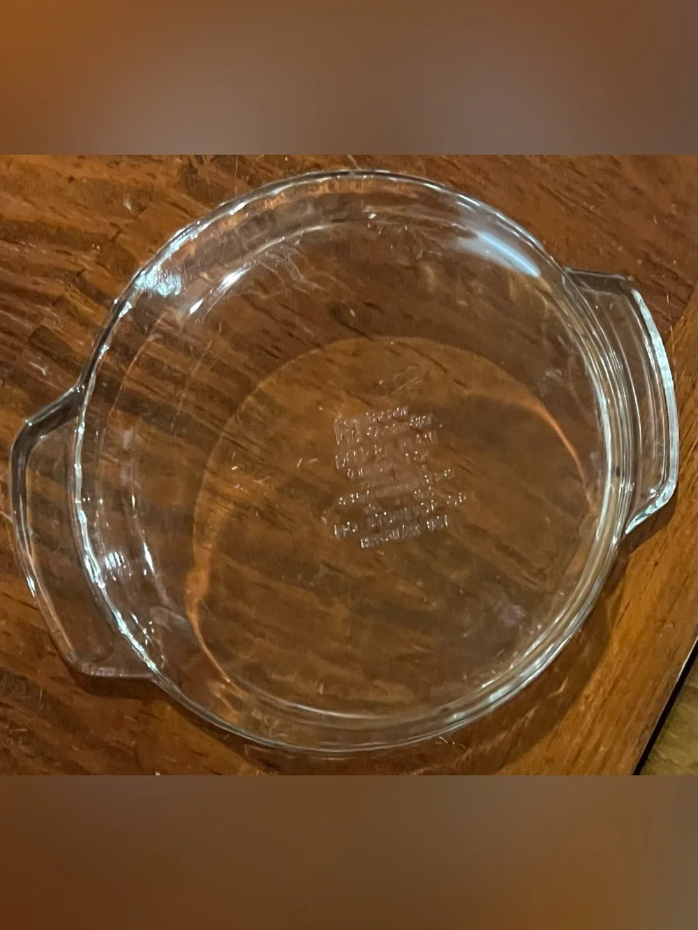Anchor Ovenware Clear Glass 9” Pie Plate